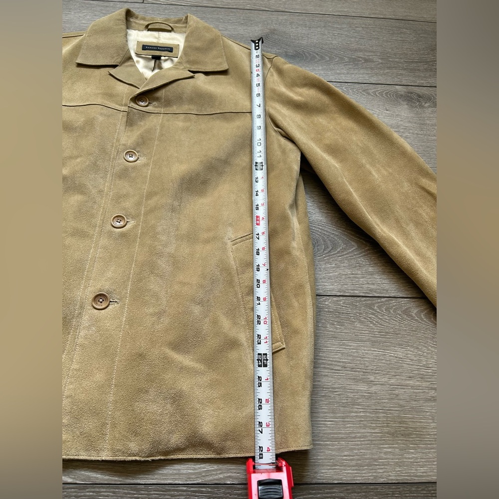 Banana Republic Tan overcoat Jacket - Picture 4 of 14